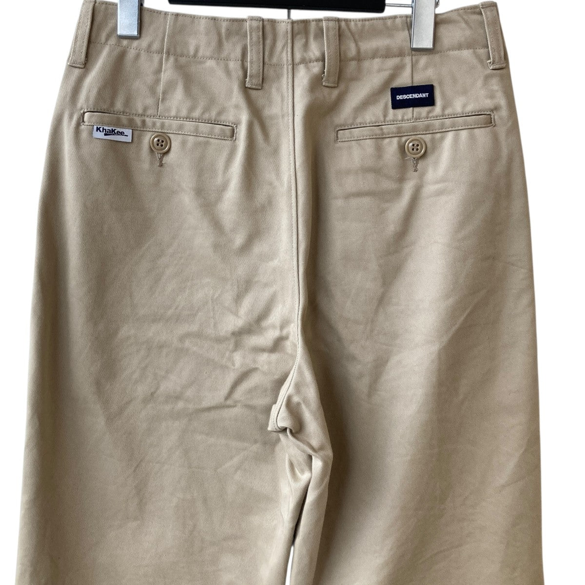 DESCENDANT(ディセンダント) ORGANIC COTTON TWILL TROUSERSチノパン