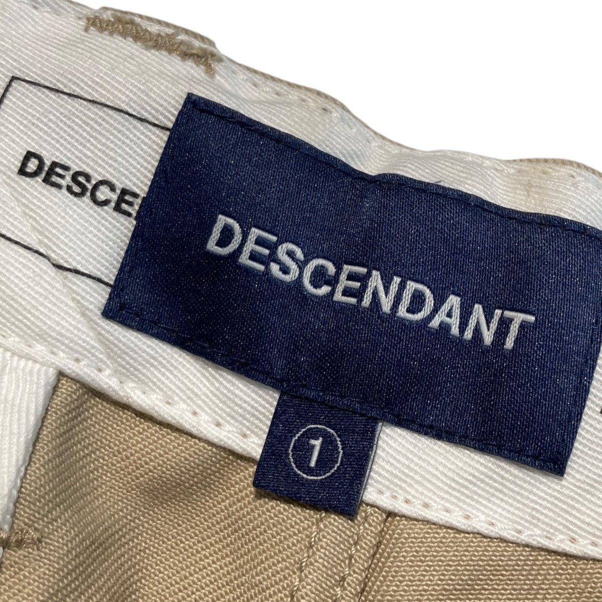 DESCENDANT(ディセンダント) ORGANIC COTTON TWILL TROUSERSチノパン
