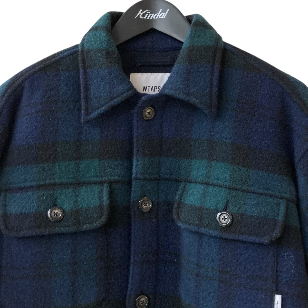 WTAPS 24AWWOPL． MOSSER． TEXTILEチェックウールジャケット242WVDT-JKM04 古着・中古-3枚目のアイテム画像