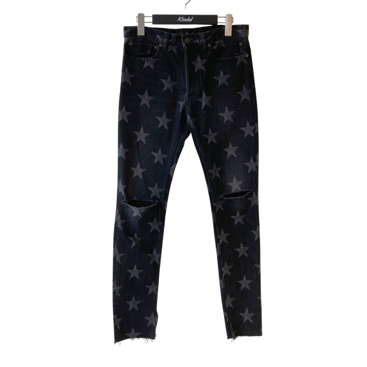 TAKAHIROMIYASHITA TheSoloIst． star slim DENIM星加工デニムパンツsmd 0004 古着・中古-1枚目のアイテム画像
