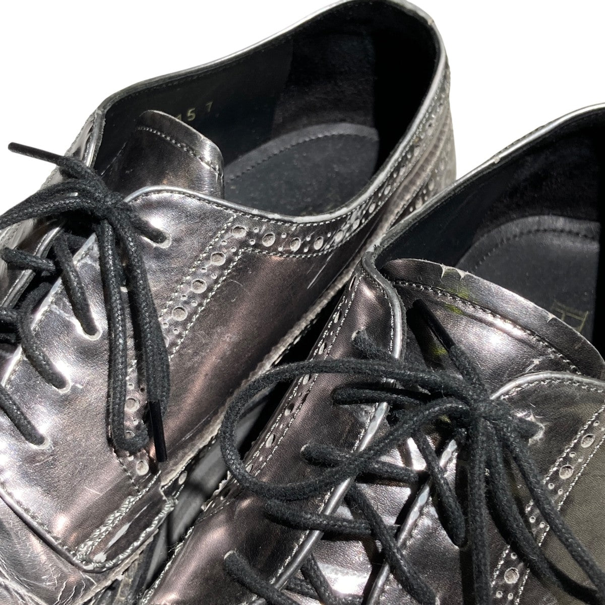 PRADA(プラダ) レザーシューズ2EG015 2EG015 シルバー サイズ 7