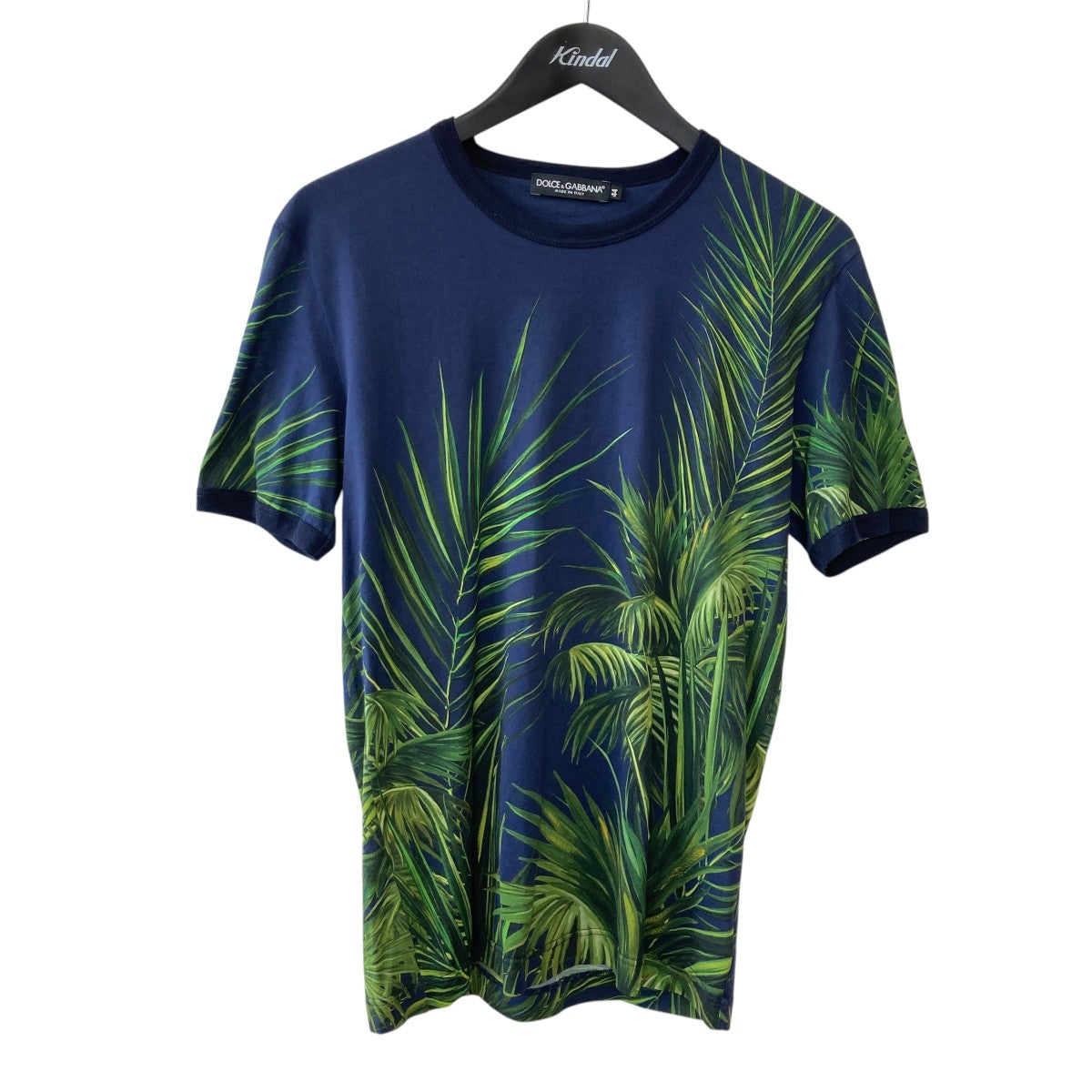 DOLCE ＆ GABBANA リーフプリントTシャツG8HI7T 古着・中古-1枚目のアイテム画像