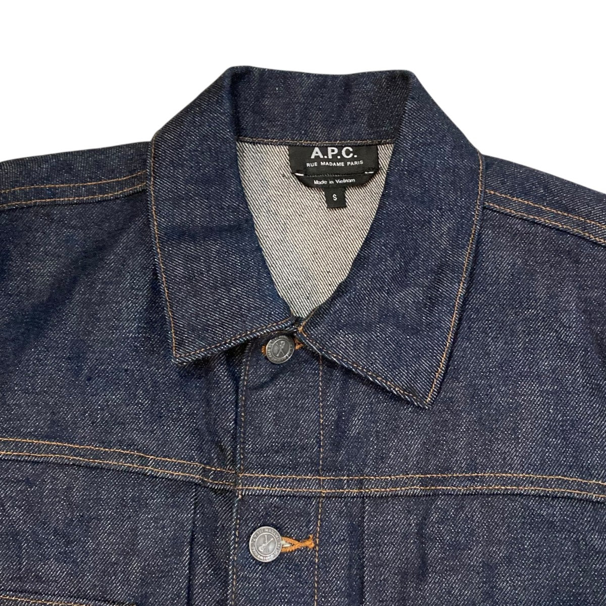 A．P．C． デニムジャケット 古着・中古-3枚目のアイテム画像