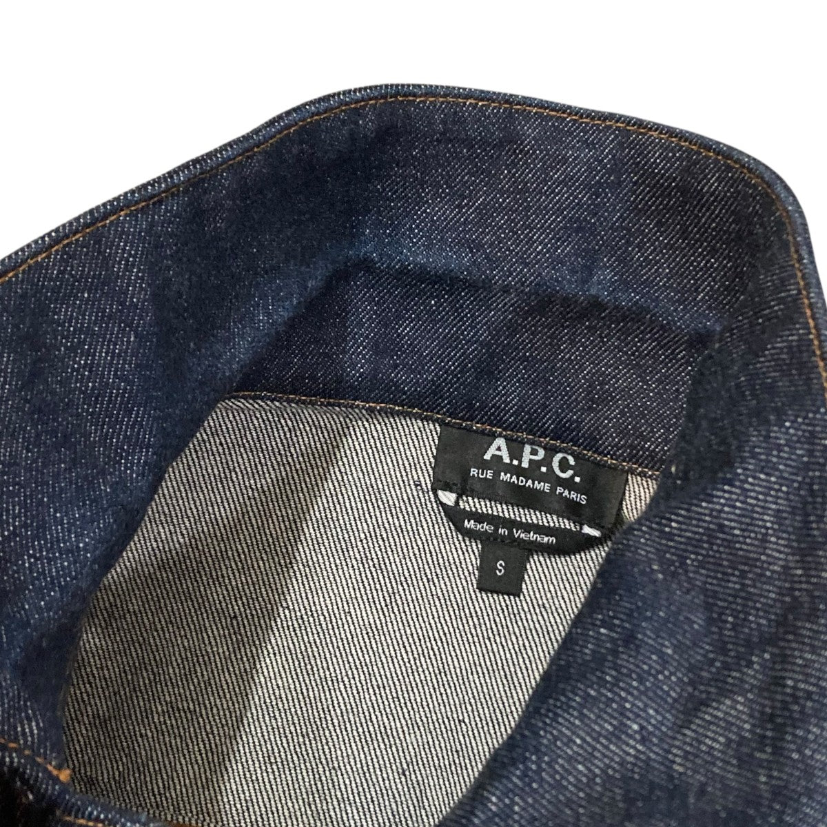A．P．C． デニムジャケット 古着・中古-4枚目のアイテム画像