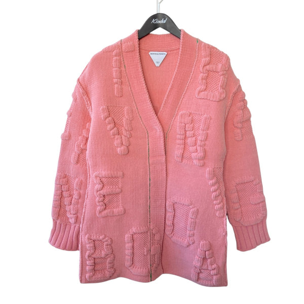 BOTTEGA VENETA(ボッテガヴェネタ) エンボスロゴニットカーディガン  