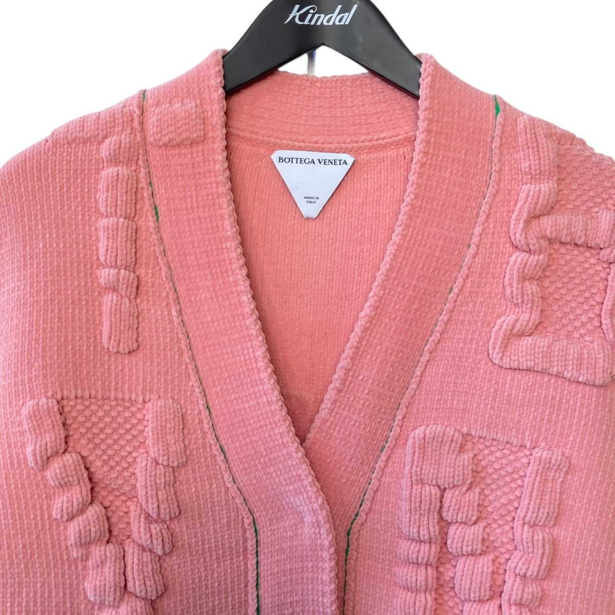 BOTTEGA VENETA(ボッテガヴェネタ) エンボスロゴニットカーディガン  
