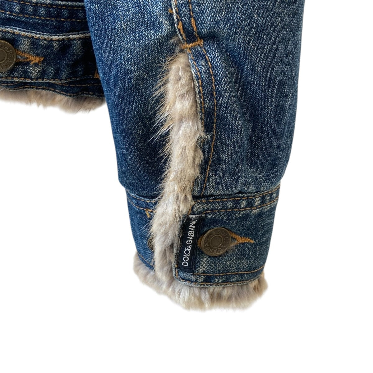 マスクラットファーライナーデニムジャケットG9000Z