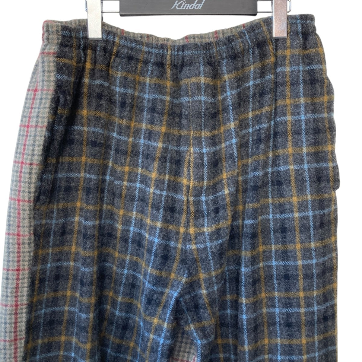 WOOL CHECK SHRIVEL PANTSチェックパンツUCZ4501-5