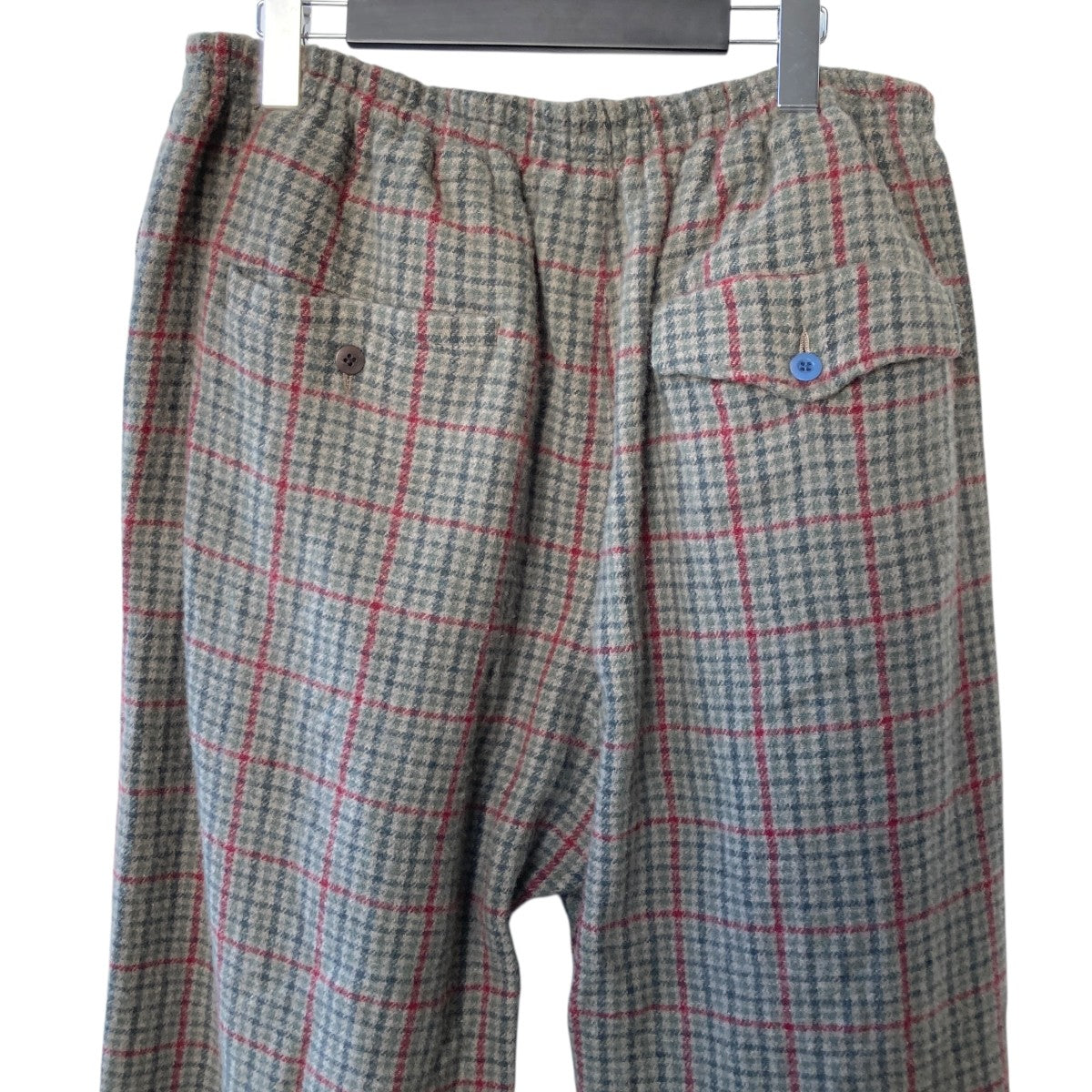 WOOL CHECK SHRIVEL PANTSチェックパンツUCZ4501-5