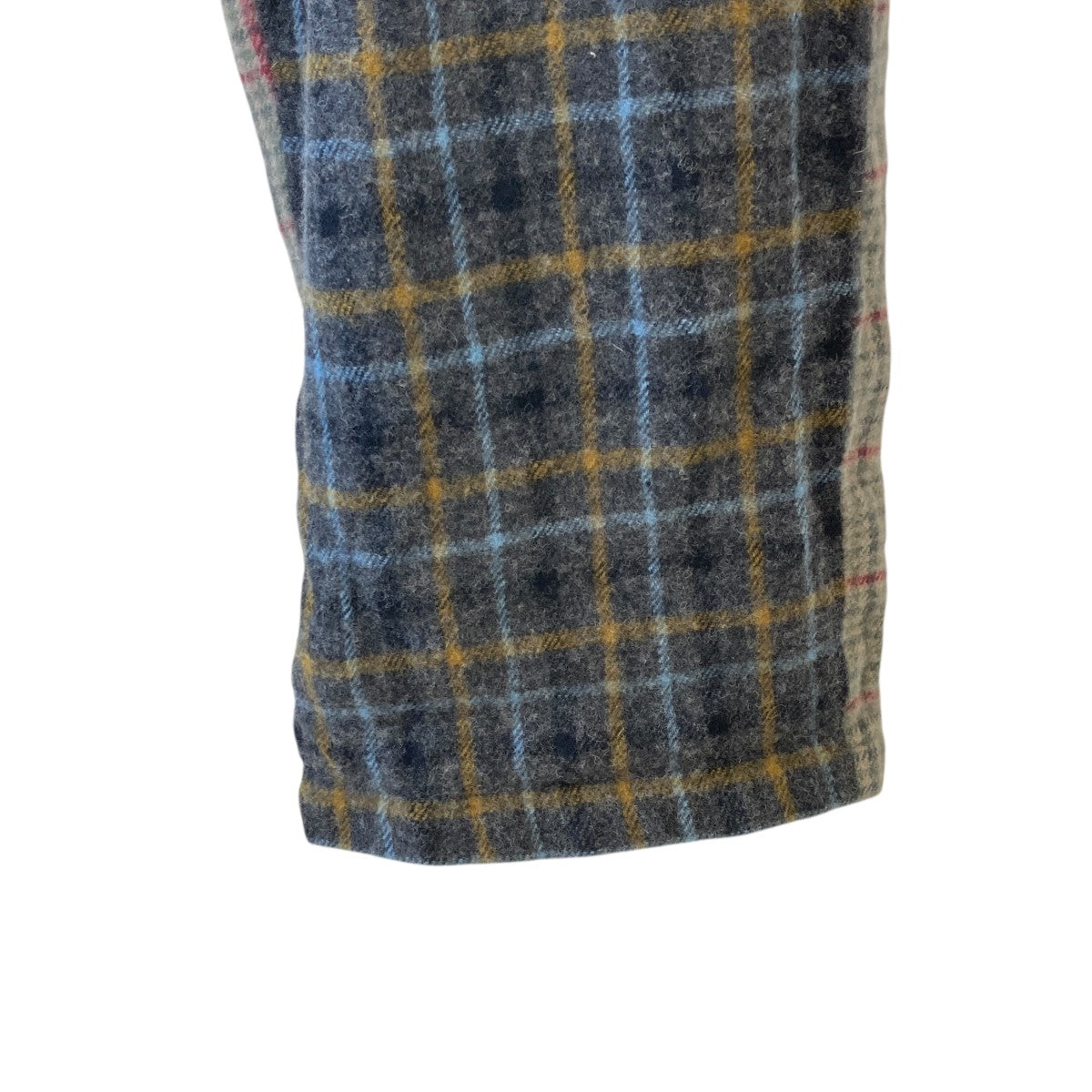 WOOL CHECK SHRIVEL PANTSチェックパンツUCZ4501-5