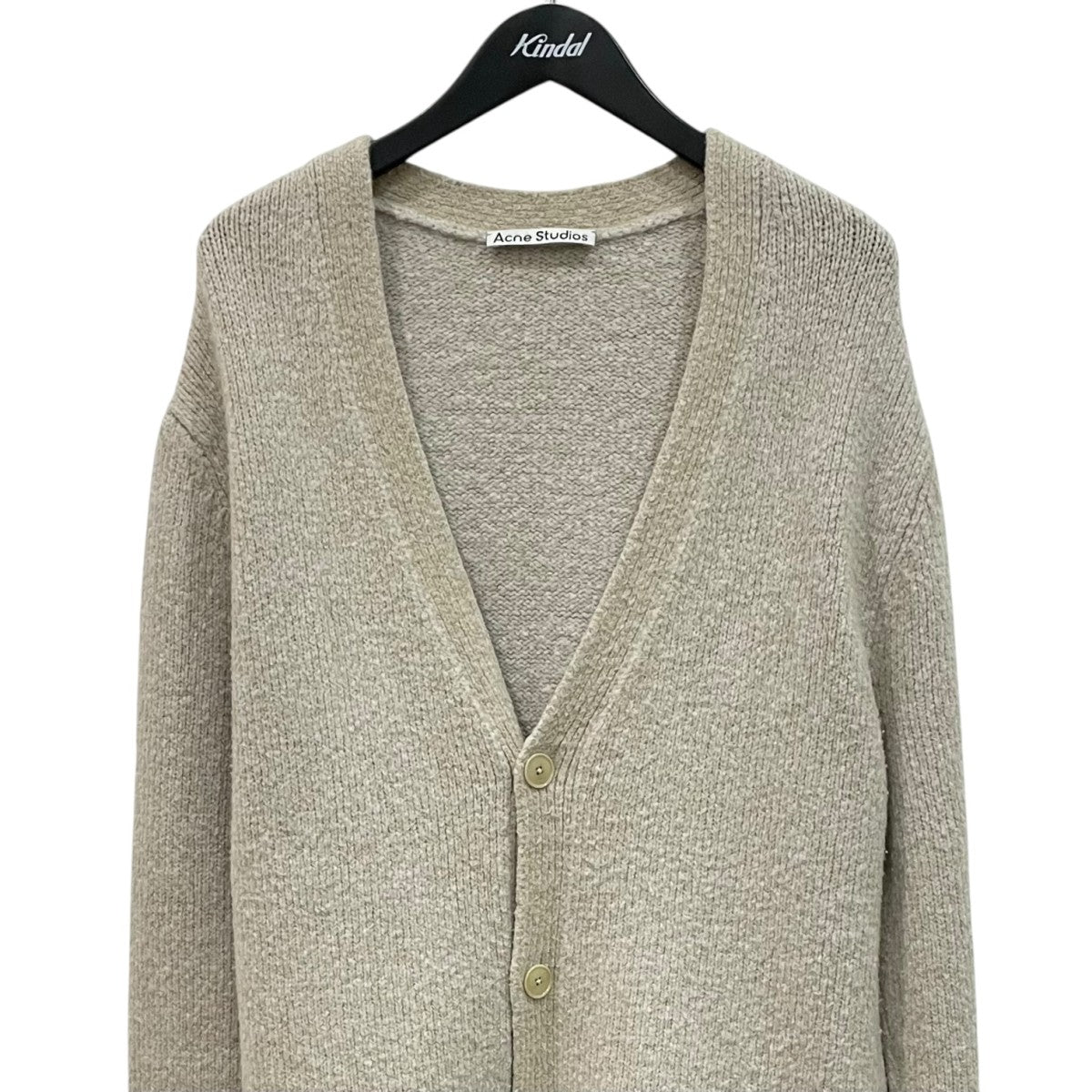 ACNE STUDIOS(アクネストゥディオズ) Vネックカーディガン ベージュ