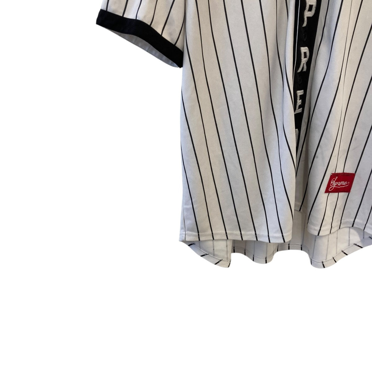Supreme 18AWVertical Logo Baseballベースボールシャツ 古着・中古-4枚目のアイテム画像