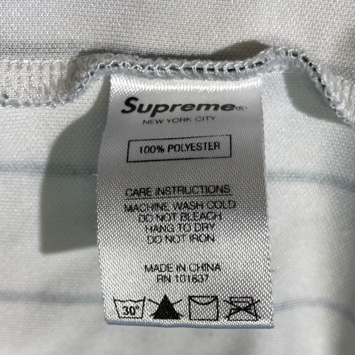 Supreme 18AWVertical Logo Baseballベースボールシャツ 古着・中古-6枚目のアイテム画像