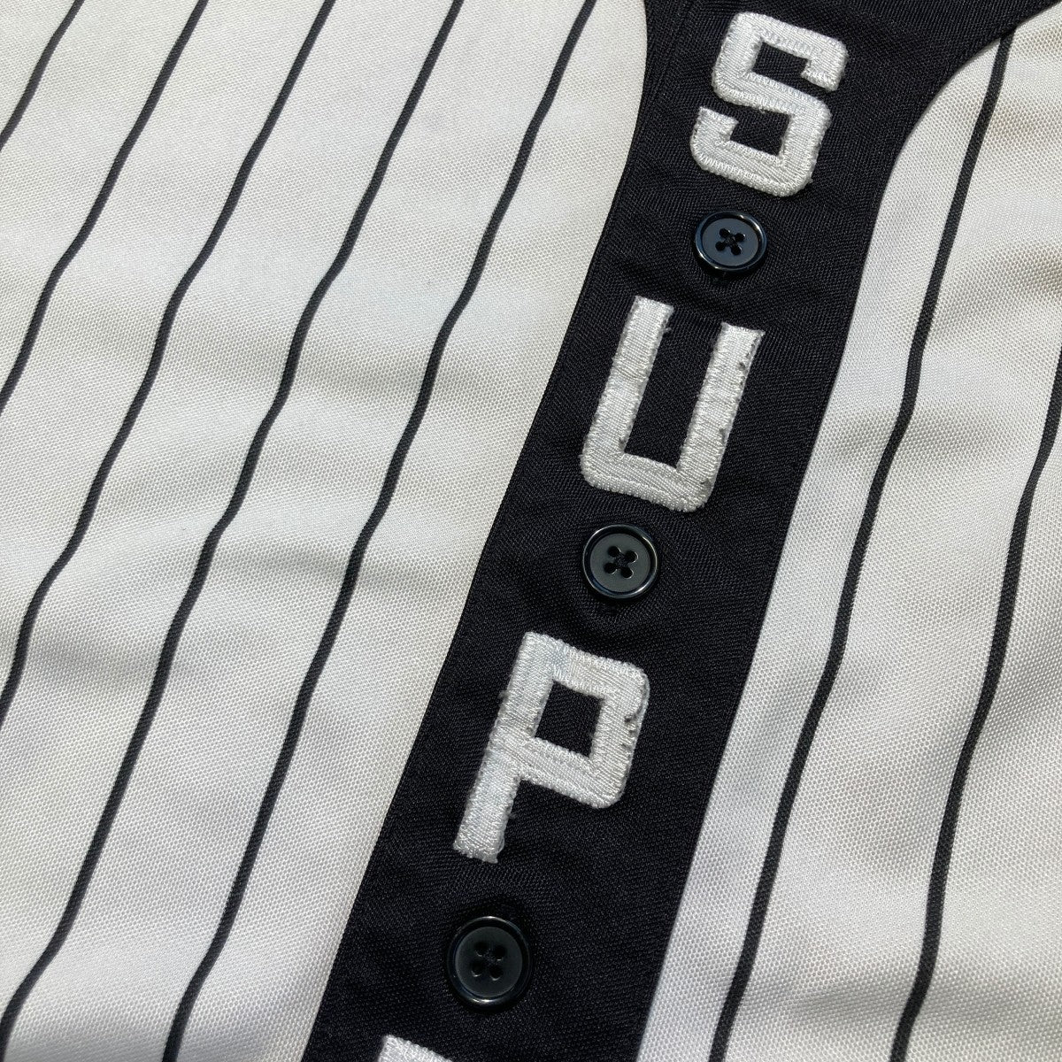 Supreme 18AWVertical Logo Baseballベースボールシャツ 古着・中古-9枚目のアイテム画像