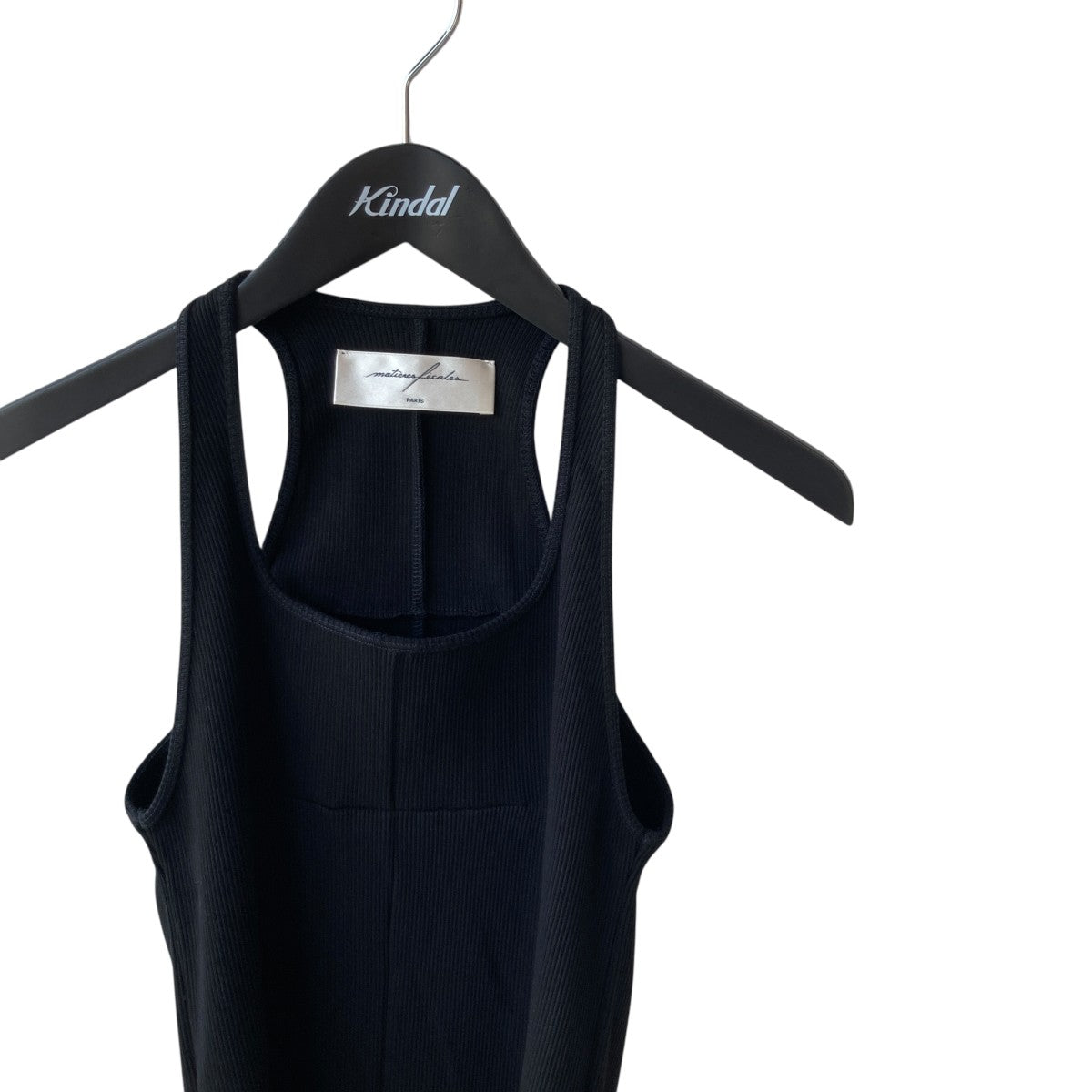 MATIERES FECALES 25AWUNISEX CROSS SEAM TANK KNITタンクトップMAT01T101 古着・中古-3枚目のアイテム画像