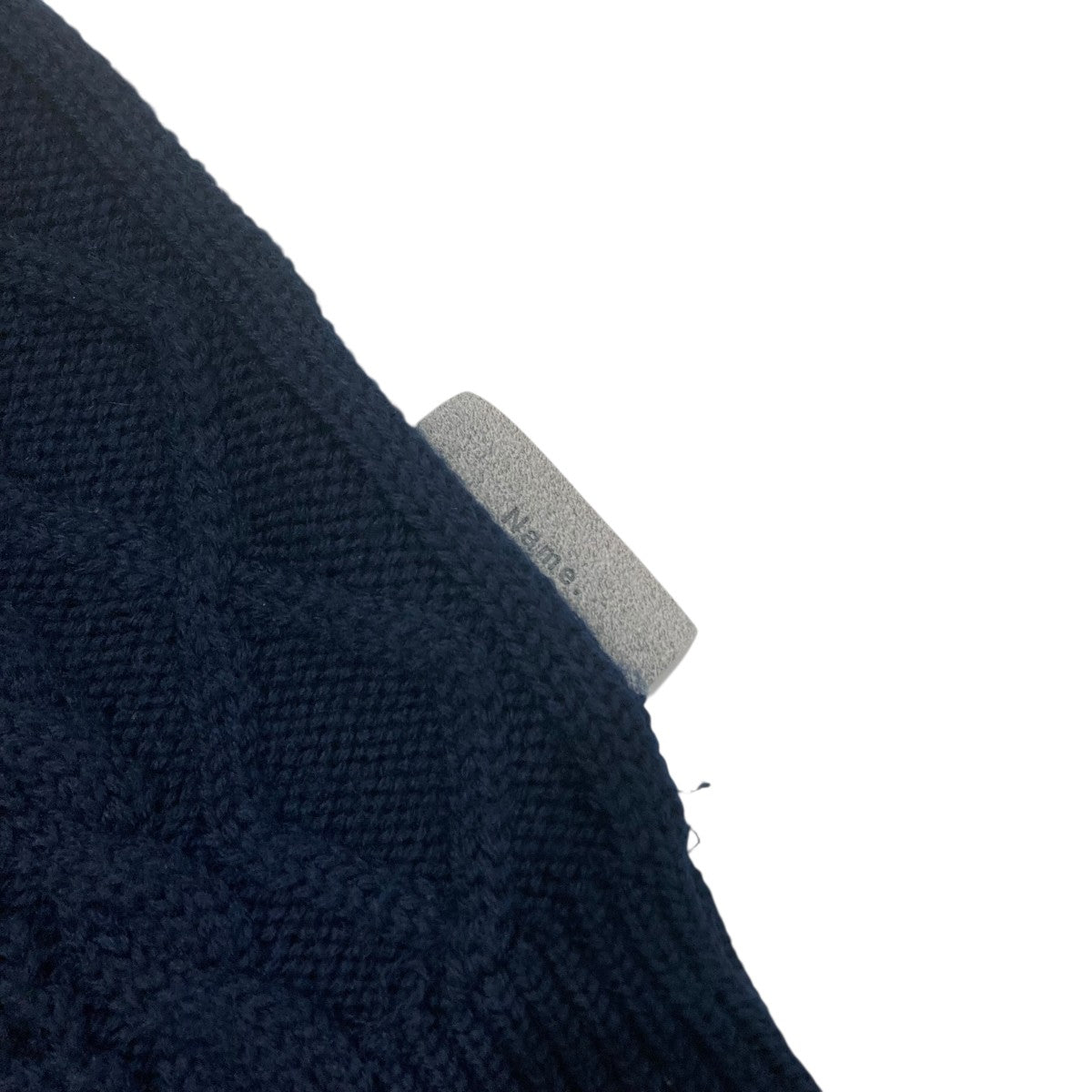 CABLE KNIT OVERSIZED V-NECK VESTVネックニットベストNMKN-19AW-002