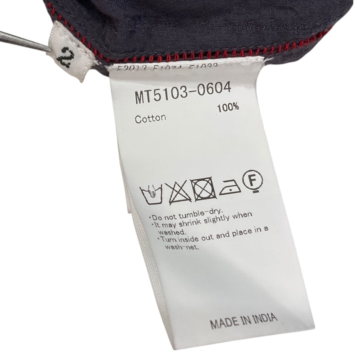 MAATEE＆SONS GUPTA KHADI COTTON SHIRTS長袖シャツMT5103-0604 古着・中古-5枚目のアイテム画像