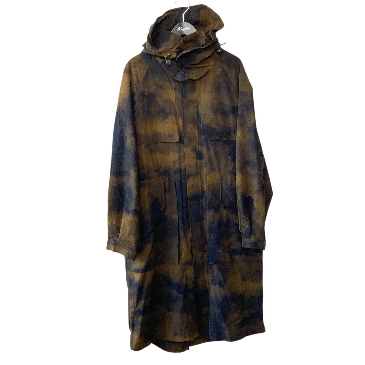 A-COLD-WALL WOVEN TERRAIN PRINT PARKA総柄フーテッドコート 古着・中古-1枚目のアイテム画像