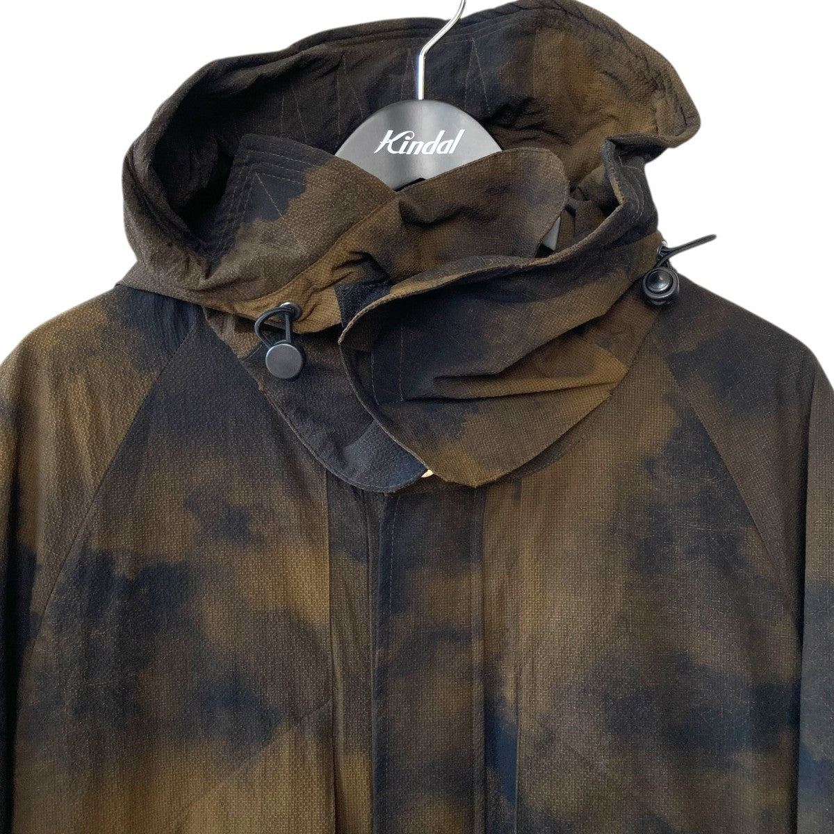 A-COLD-WALL WOVEN TERRAIN PRINT PARKA総柄フーテッドコート 古着・中古-3枚目のアイテム画像