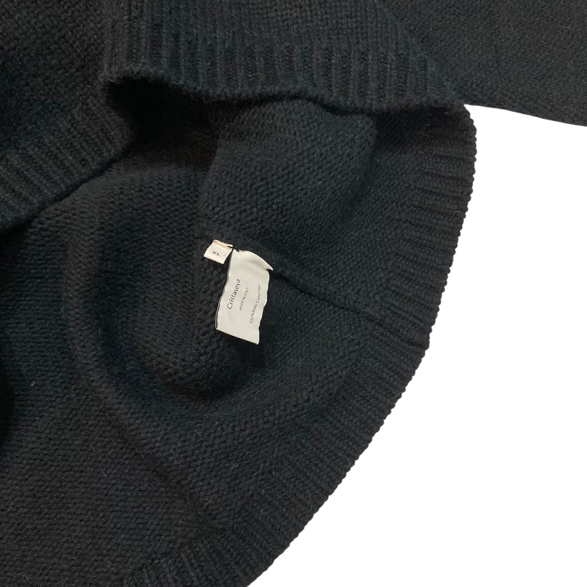 Camel maxi sweaterニット16WN-CA-BK