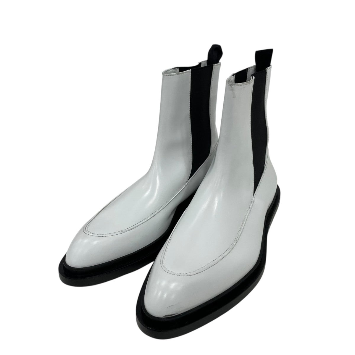 JIL SANDER メタルヒール サイドゴアブーツ 古着・中古-1枚目のアイテム画像