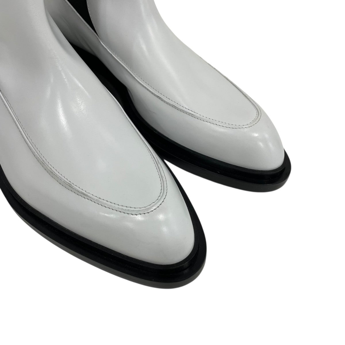 JIL SANDER メタルヒール サイドゴアブーツ 古着・中古-3枚目のアイテム画像