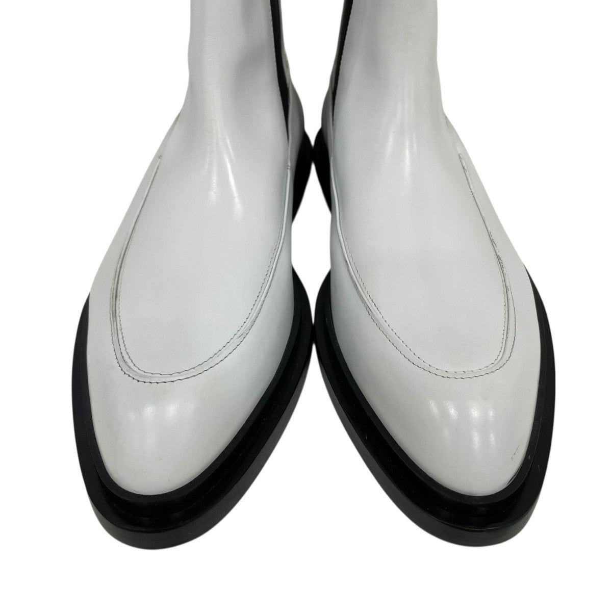 JIL SANDER メタルヒール サイドゴアブーツ 古着・中古-8枚目のアイテム画像