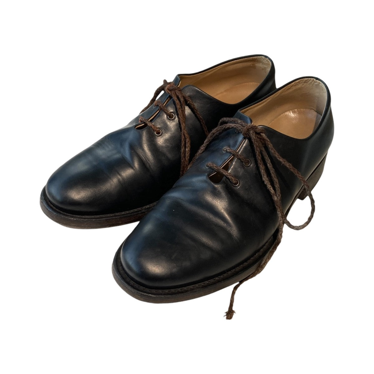 CHEREVICHKIOTVICHKI 18SSONE PIECE DERBY GOODYEAR (without tongue)レザーシューズ 古着・中古-1枚目のアイテム画像