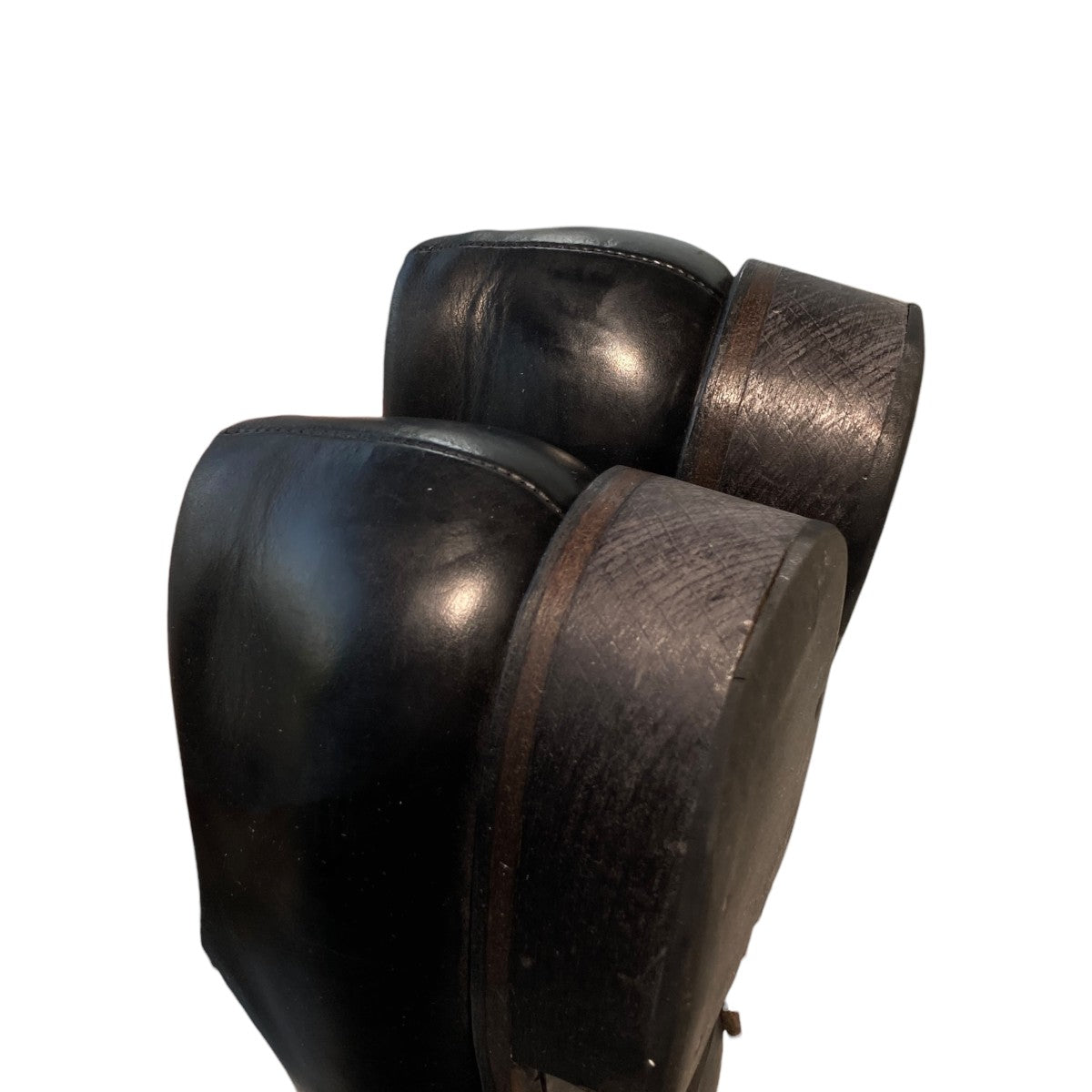 CHEREVICHKIOTVICHKI 18SSONE PIECE DERBY GOODYEAR (without tongue)レザーシューズ 古着・中古-7枚目のアイテム画像
