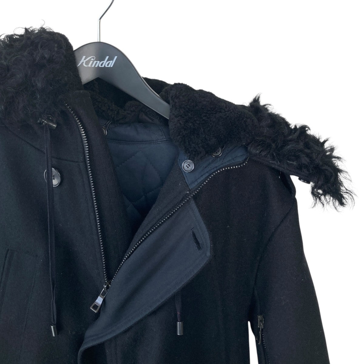 BALMAIN(バルマン) ファーコート ブラック サイズ M｜【公式】カインド