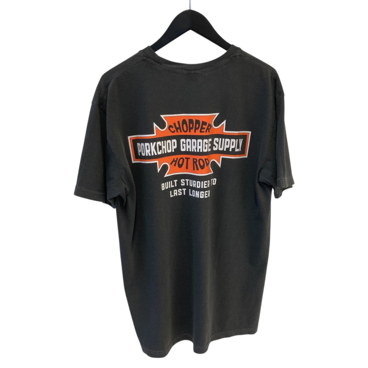 PORKCHOP BAR＆SHIELD TEE - ASHTシャツ 古着・中古-2枚目のアイテム画像