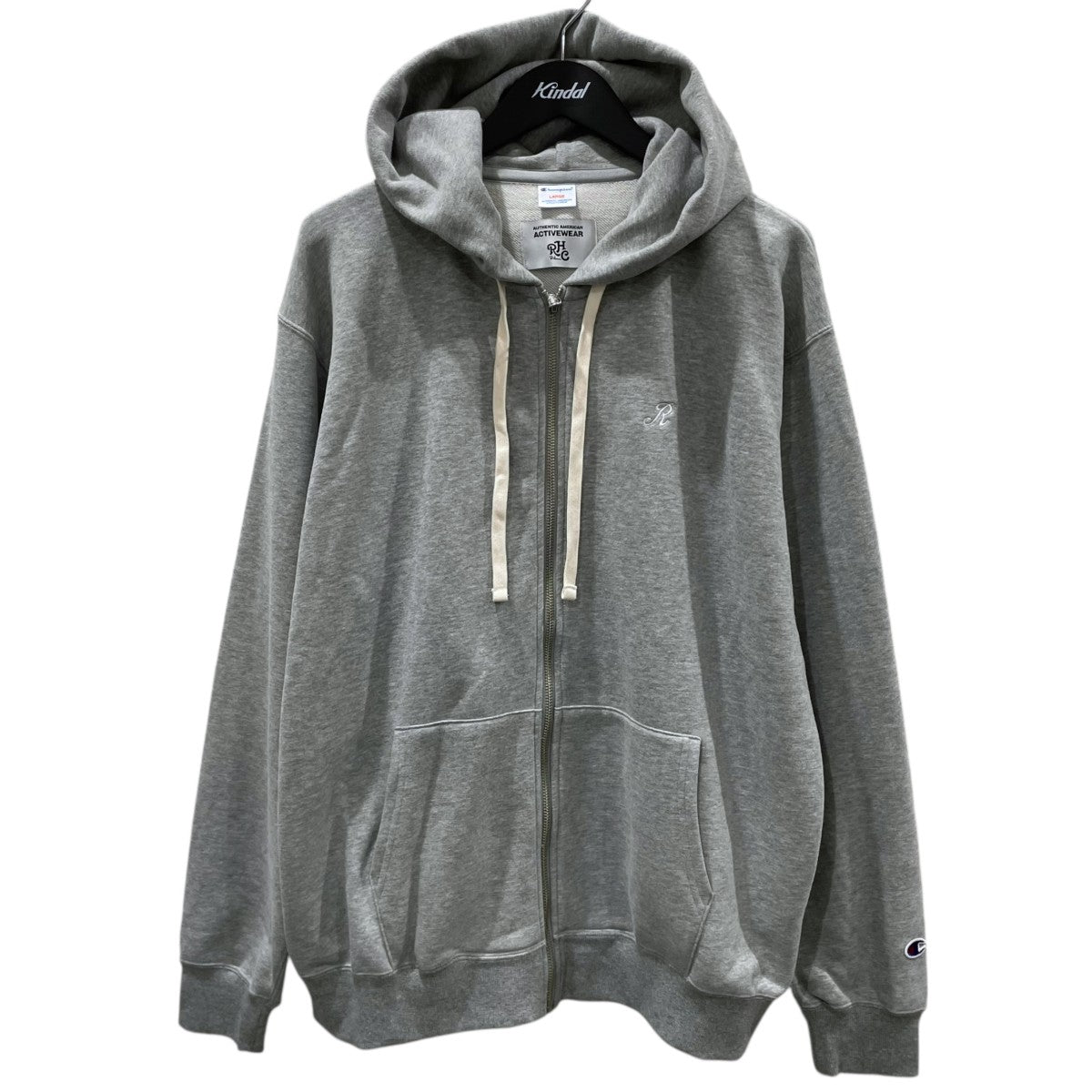 Ron Herman × Champion Zip Hoodie Ｓ　グレー Champion×RHC Ron Herman ジップアップパーカー Full Zip Hooded