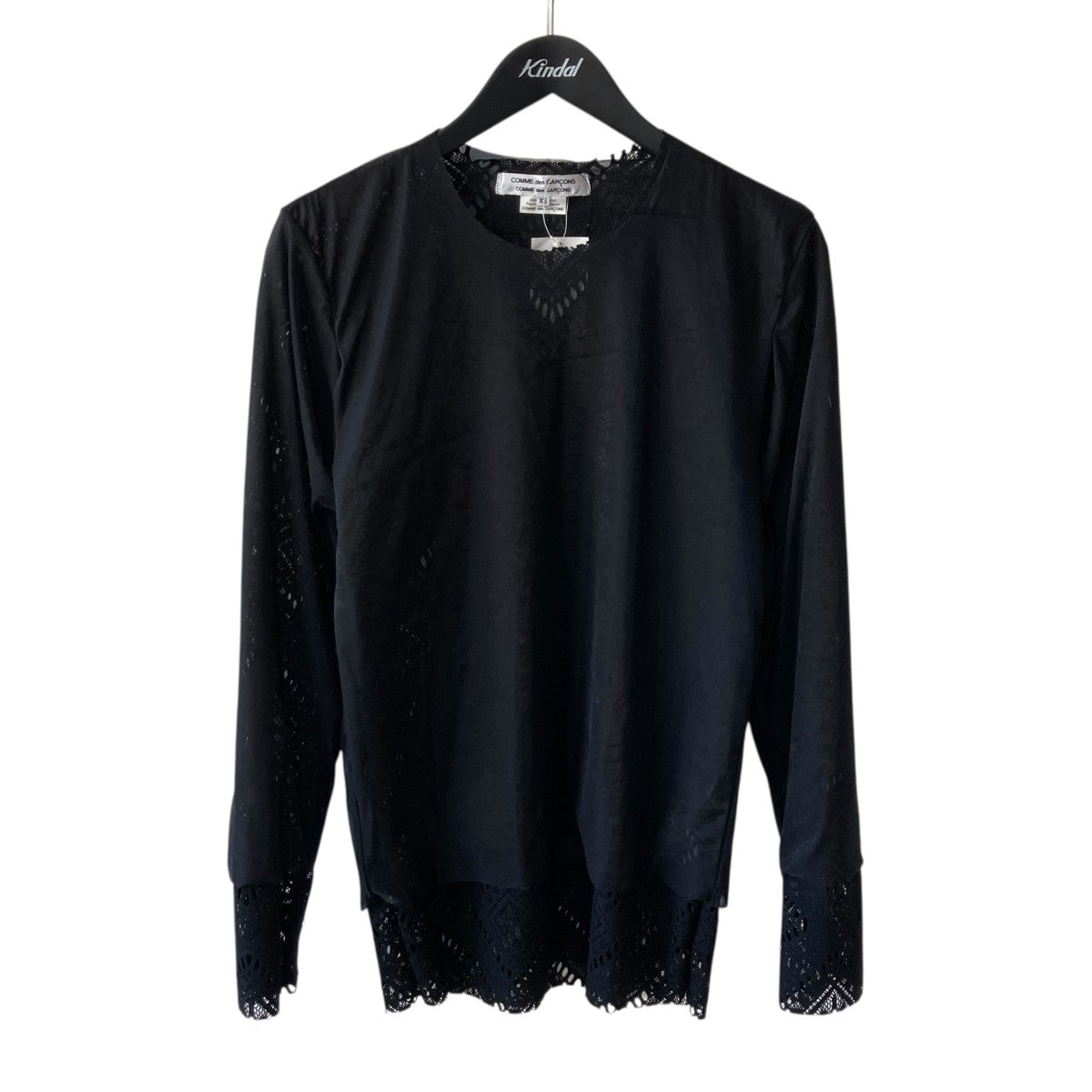 COMME des GARCONS COMME des GARCONS 25SSレイヤード レースプルオーバーブラウスRO-T015 古着・中古-1枚目のアイテム画像
