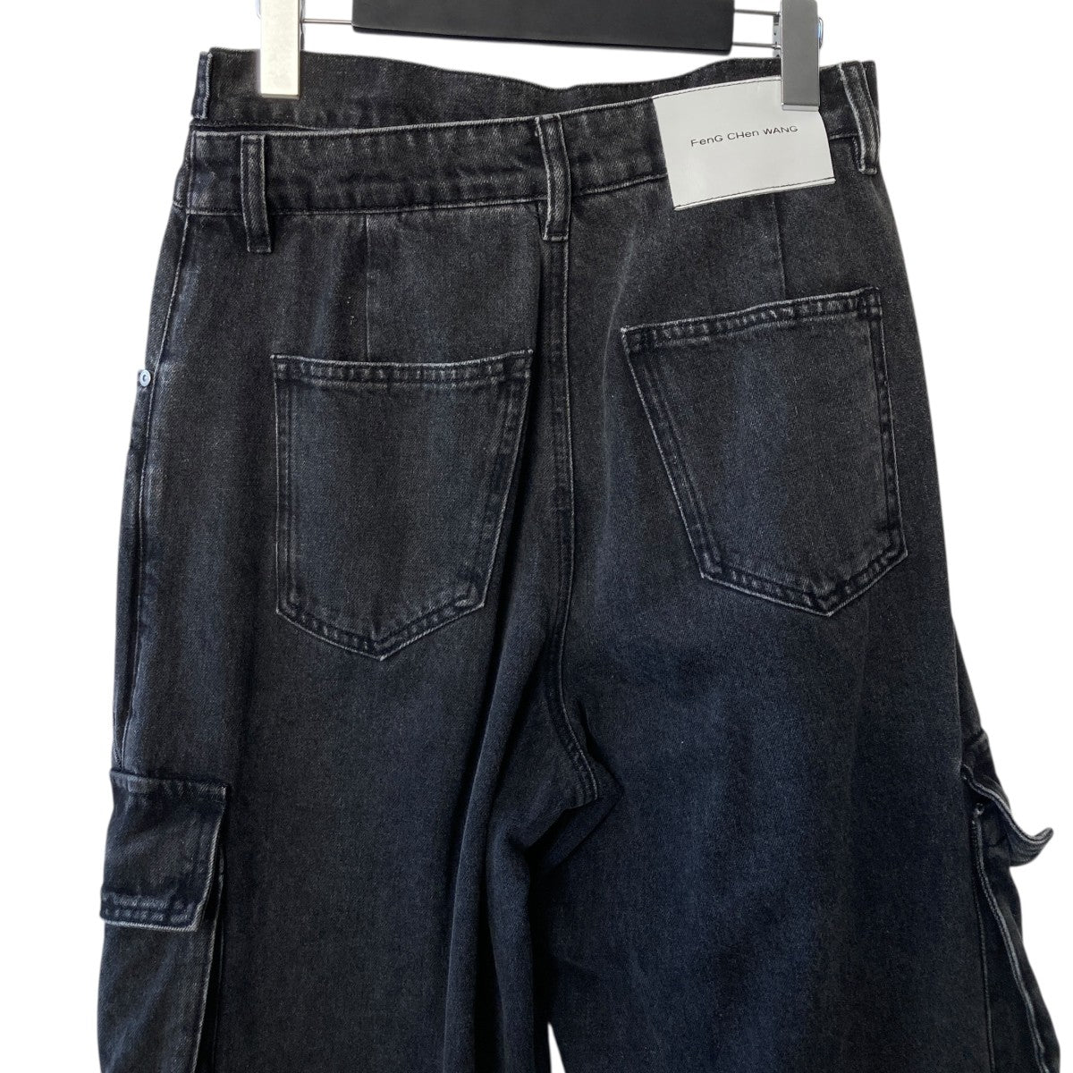 DOUBLE WAIST DENIM CARGOカーゴデニムパンツFUS15TR21