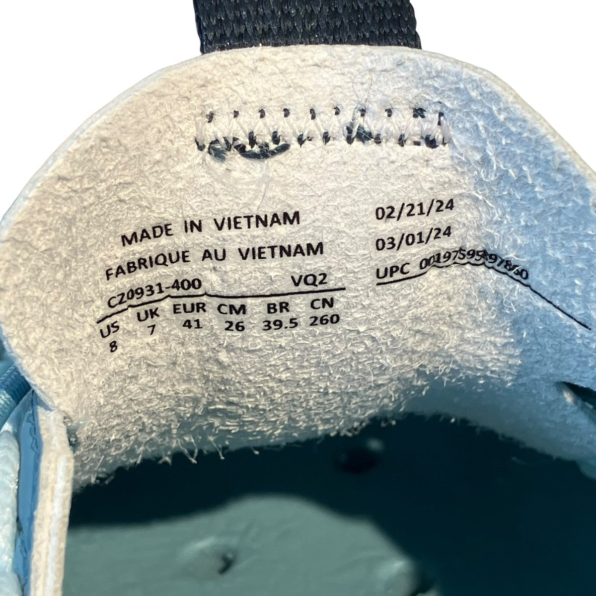 NIKE ACG ACG Watercat+ Denim TurqoiseスニーカーCZ0931-400 古着・中古-6枚目のアイテム画像