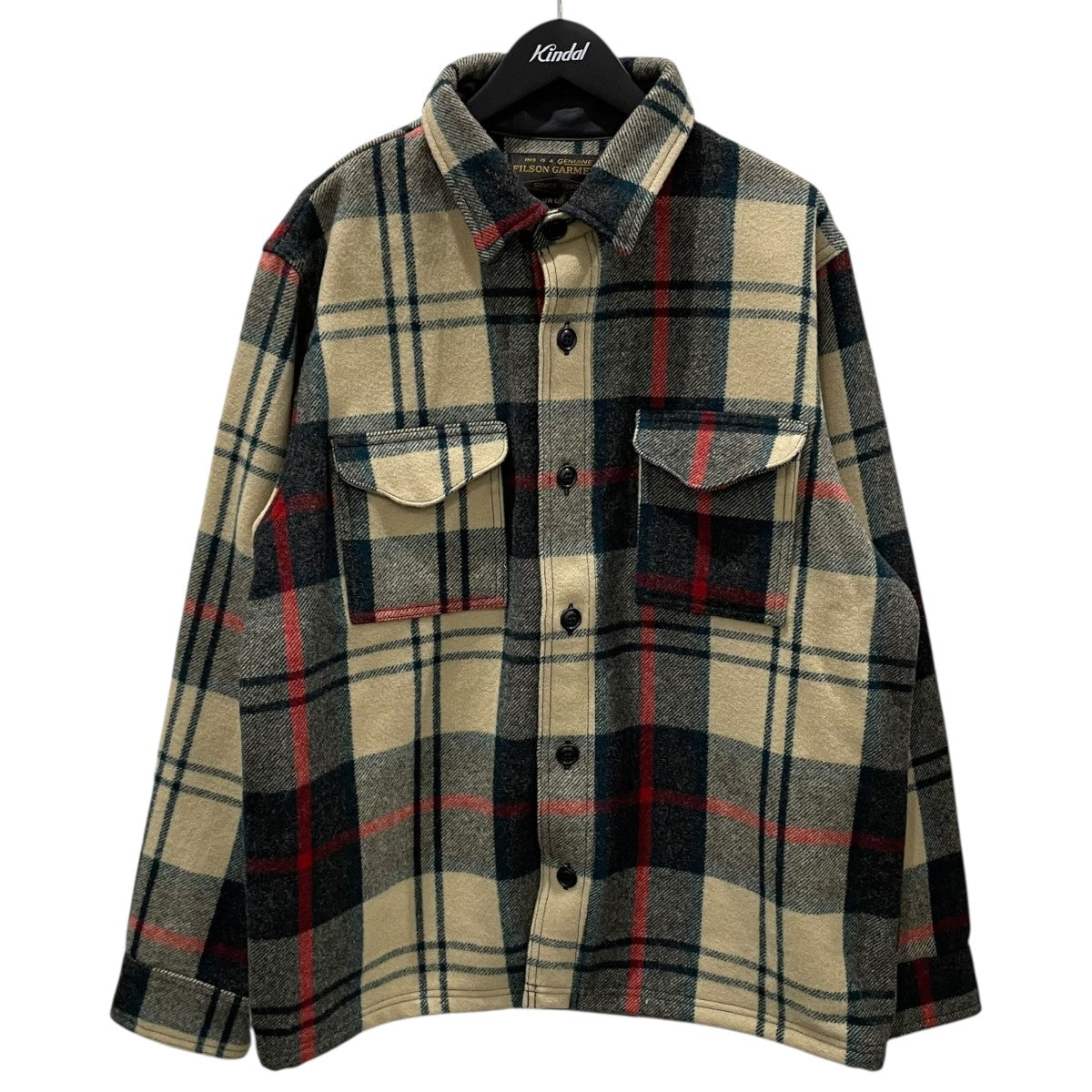 チェック柄ウールジャケット Lined Mackinaw Jac Shirt ラインドマッキノージャックシャツ 8049-45-30005