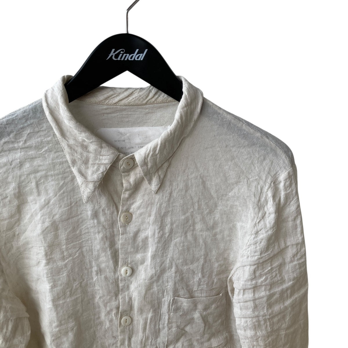 24SSDseconD Funnel Collar Shirt長袖シャツ