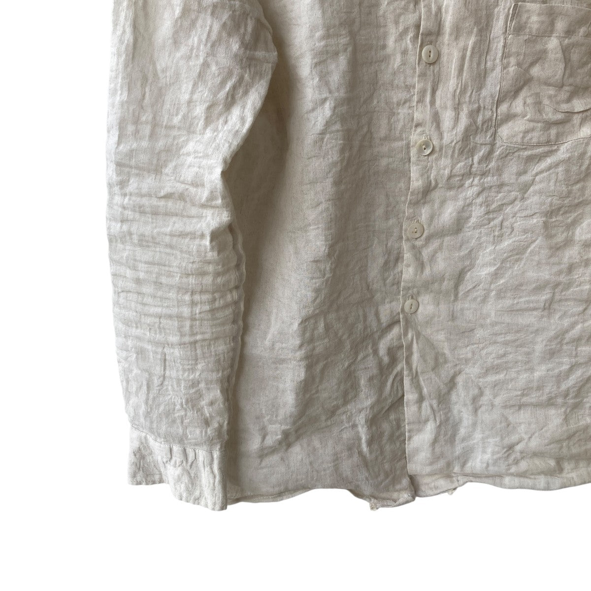 24SSDseconD Funnel Collar Shirt長袖シャツ