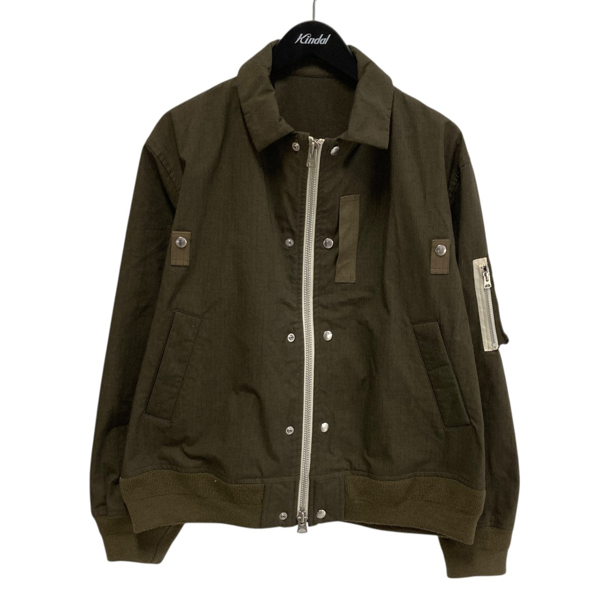 sacai 25AWRip Stop Jacketブルゾン25-03772M 古着・中古-1枚目のアイテム画像