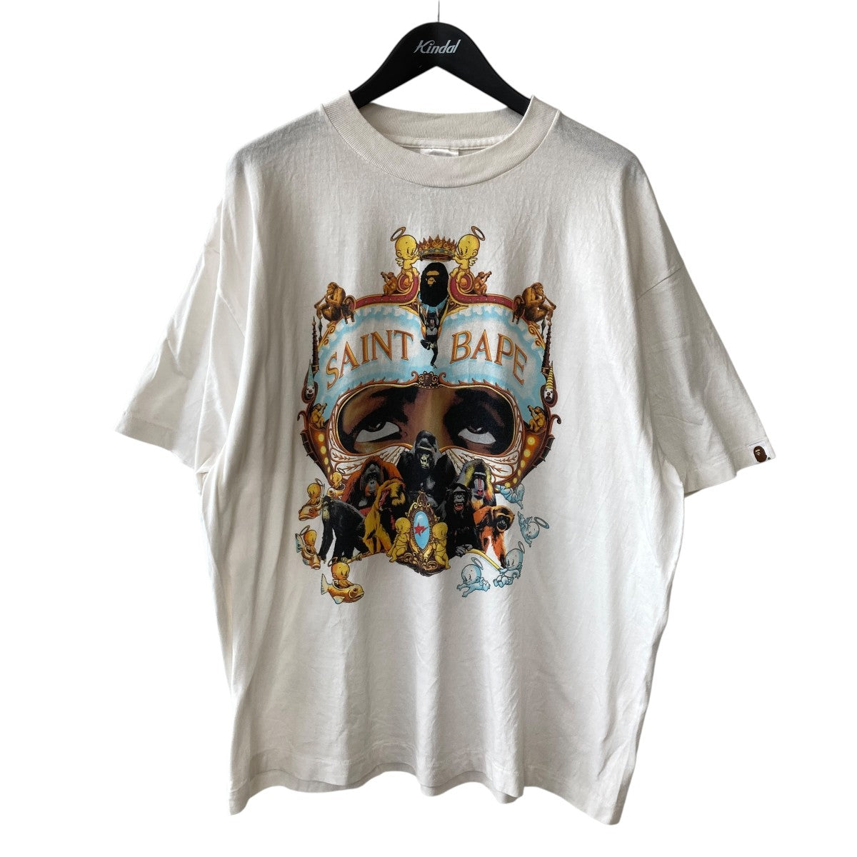 SAINT MICHAEL×A BATHING APE BAPE SS TEE GENERATION半袖TシャツSM-HR1-0000-C36 古着・中古-1枚目のアイテム画像