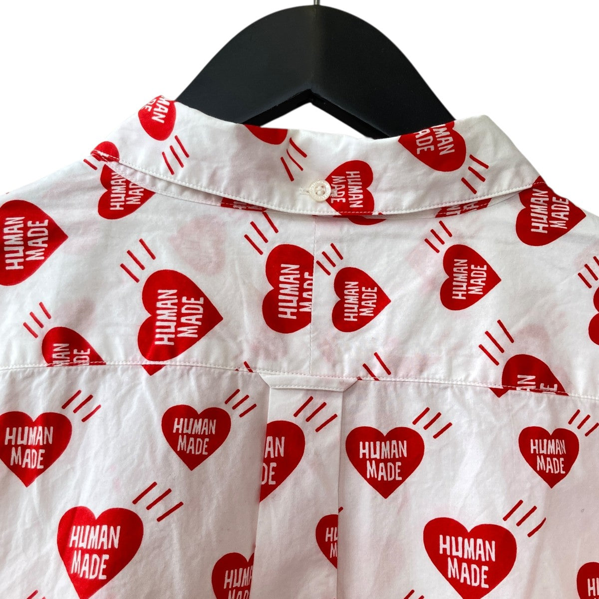 HUMAN MADE ハート柄アロハシャツ 古着・中古-5枚目のアイテム画像
