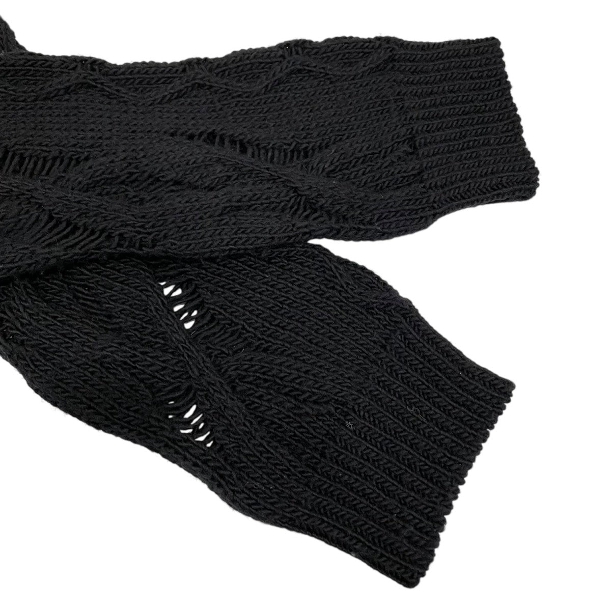 OUR LEGACY CABLE SONAR BLACK JUMPERケーブルニットM4243CB 古着・中古-4枚目のアイテム画像