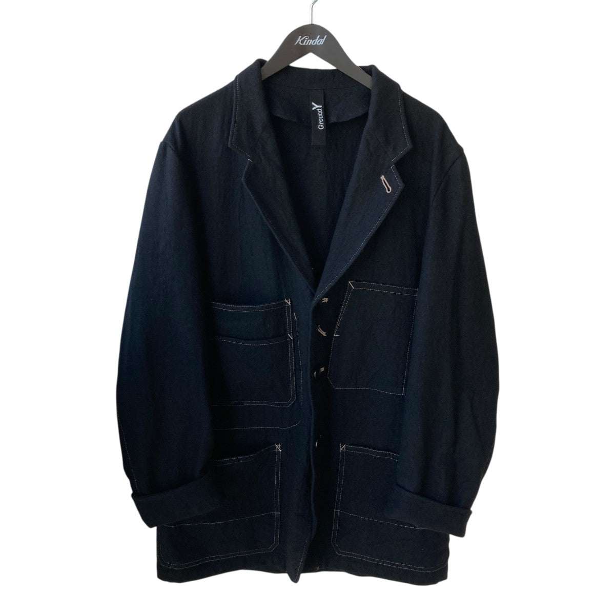 FULLING SERGE COVERALL PK JACKETウールコートGL-J19-111