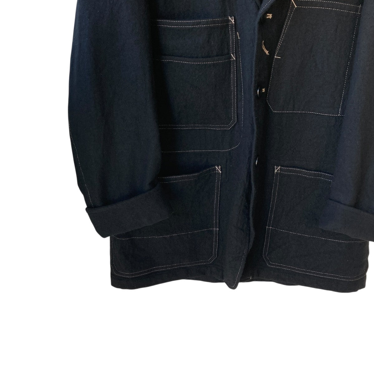FULLING SERGE COVERALL PK JACKETウールコートGL-J19-111