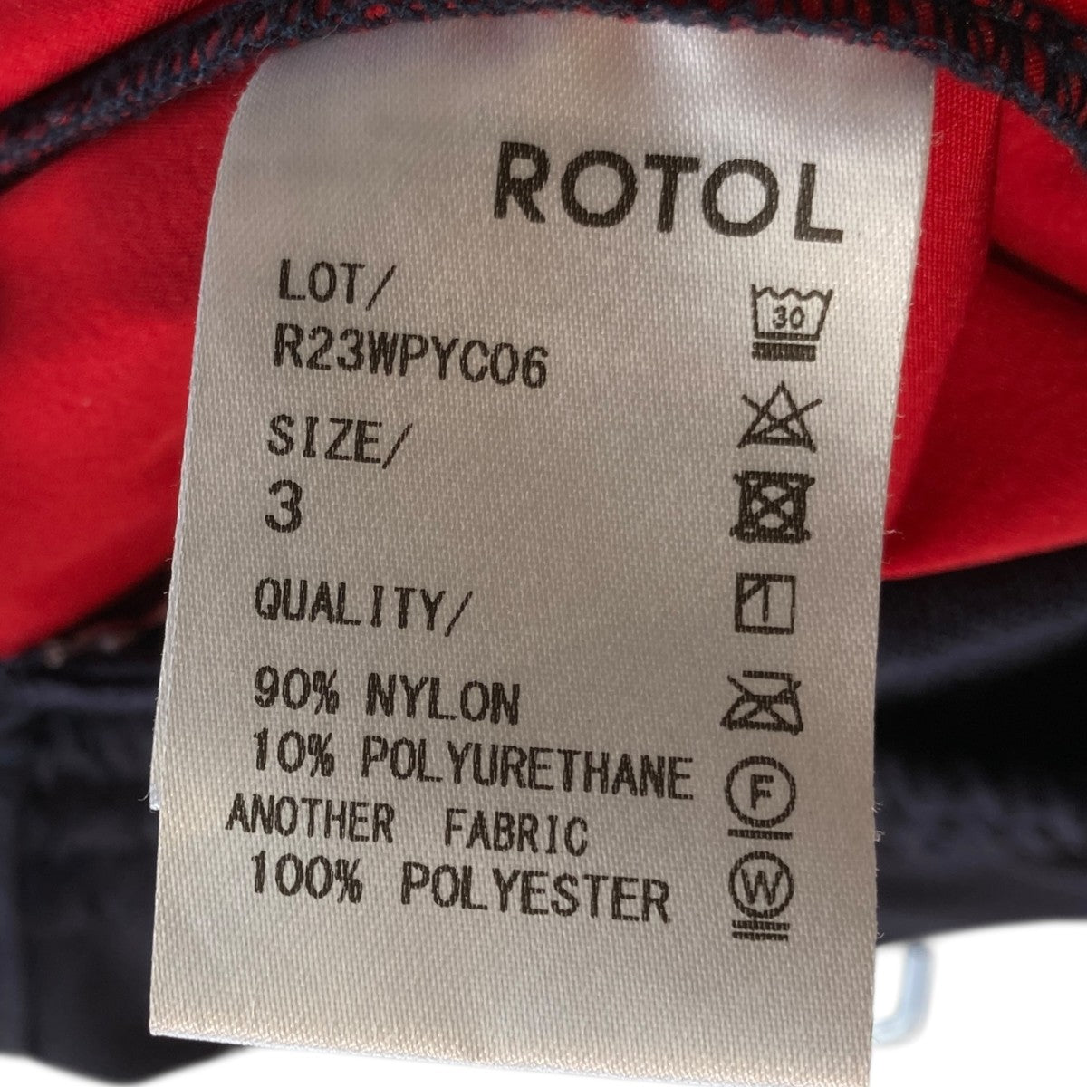 ROTOL(ロトル) TWIST TRACK TECH PANTSサイドジップパンツR23WPYC06