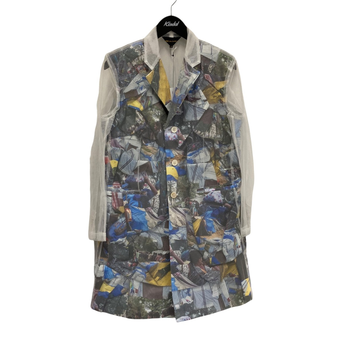 COMME des GARCONS 25SSLayered Mesh Print JacketシアージャケットGO-J038 古着・中古-1枚目のアイテム画像