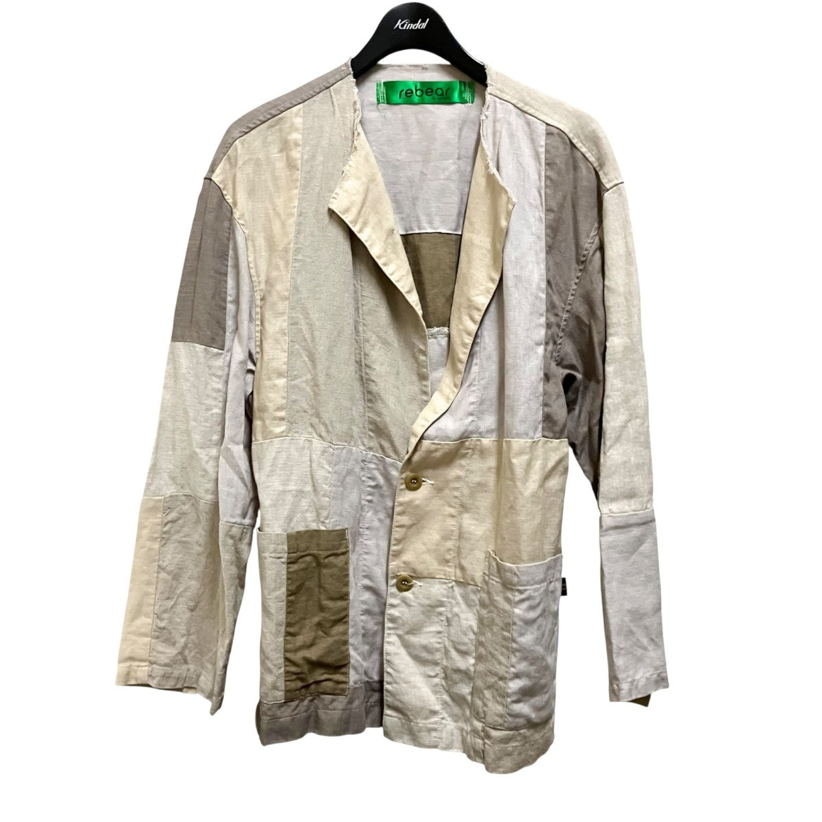 Johnbull パッチワーク ジャケットX2033 古着・中古-1枚目のアイテム画像