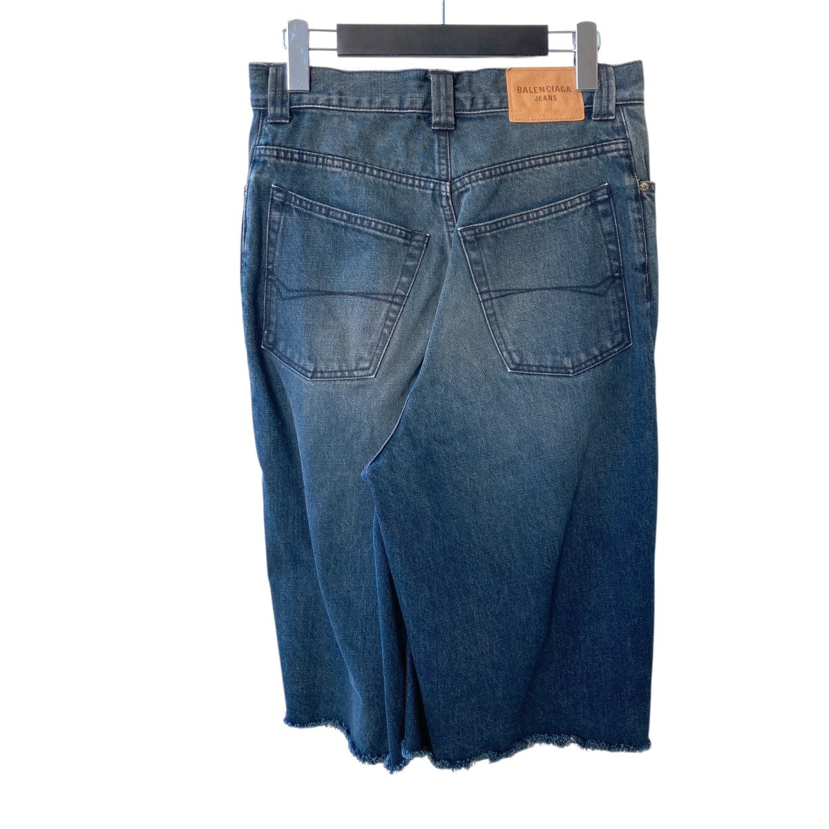 BALENCIAGA Denim skirt shortsデニムスカートショーツ675235 TJW57 古着・中古-2枚目のアイテム画像