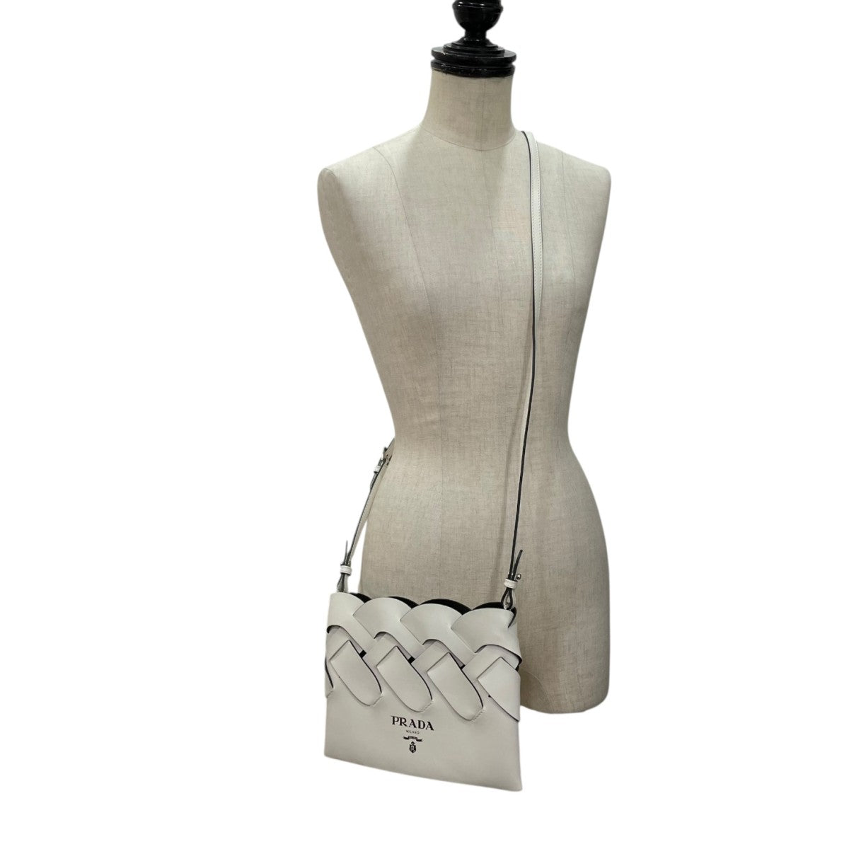 PRADA ヴィッテロイントレチャートショルダーバッグ1BH158 古着・中古-7枚目のアイテム画像