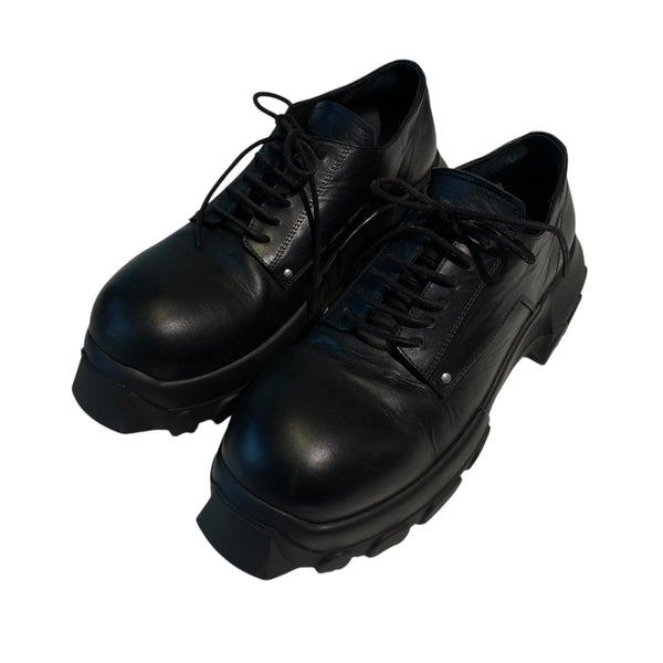 RICK OWENS(リックオウエンス) Lace Up Bozo Tractor Low Shoesレザー
